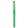 Paper Mate Point Guard Flair Felt Tip Porous Point Pen, Medium 0.7mm, Green, PK12 8440152